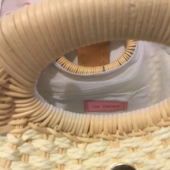 Coral & Shell Woven Canteen bag NWT - Picture 8 of 9